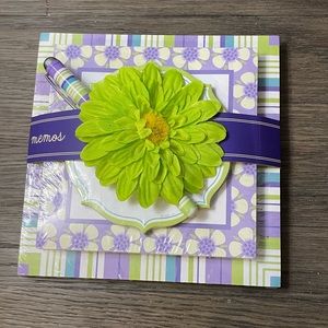 Hallmark Memo Pad Set with Pen NWOT